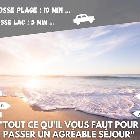 Ravissante Maison Cosy 4* Biscarrosse Proche Lac Luaran gambar